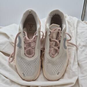 On Cloudmonster running shoes All Moon/Fawn Women's Sneakers size 8